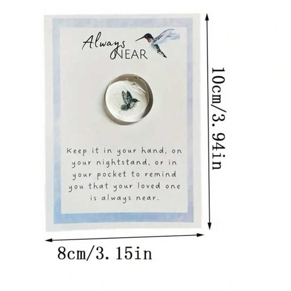 Always Near Hummingbird Pocket Coin Gift - Picture 2 of 5